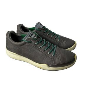 ECCO Men’s 45 Biom Hybrid Classic Spikeless Leather Golf Sneakers